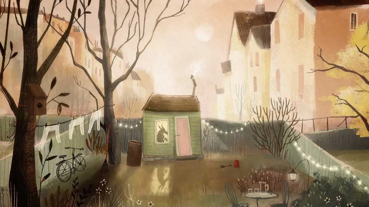 There's a Big Bad Wolf backdrop