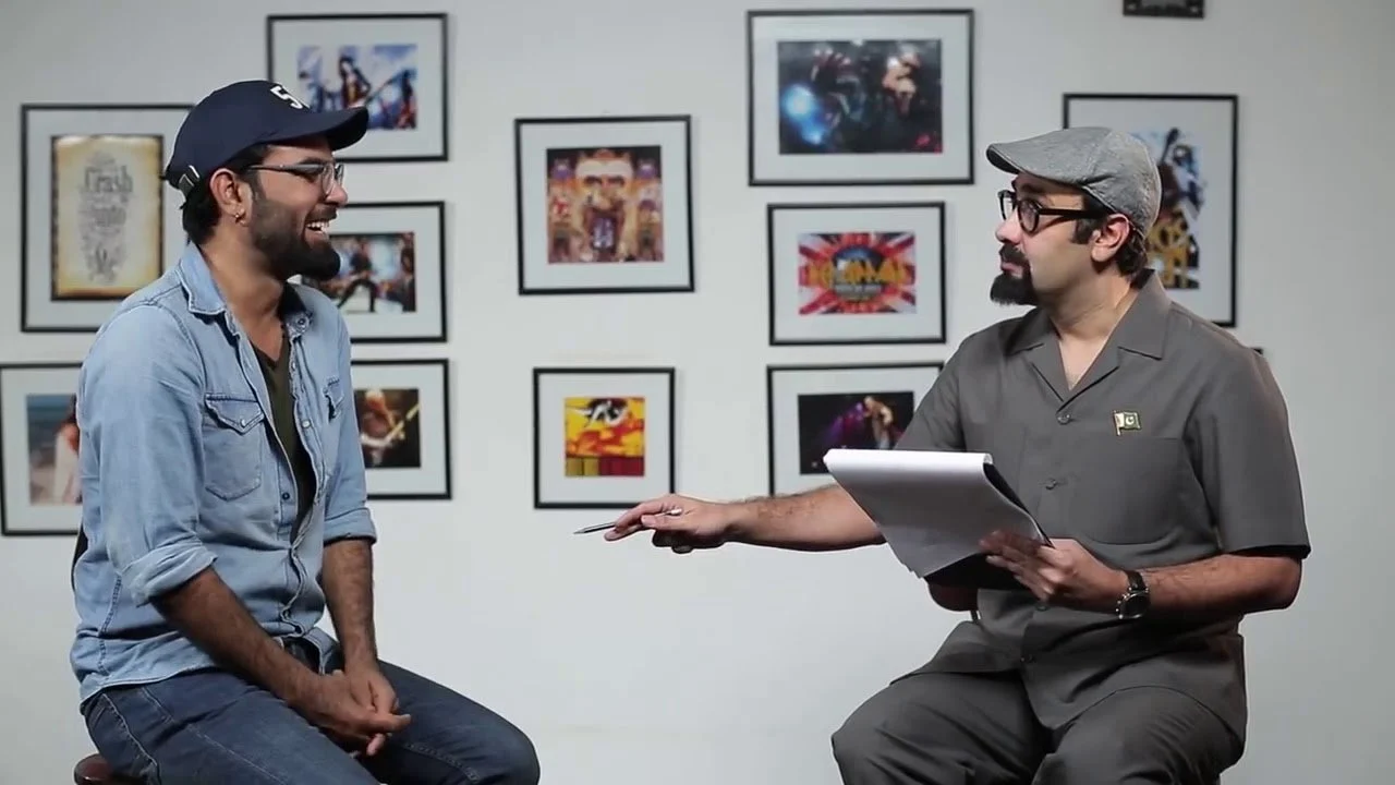 Voice Over Man backdrop