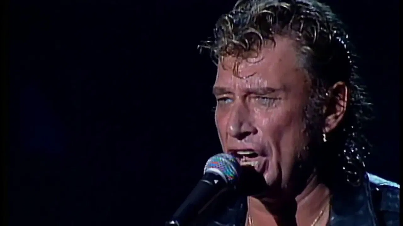 Johnny Hallyday - Bercy 92 backdrop