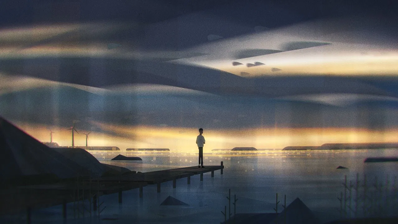 I Wait For the Night backdrop