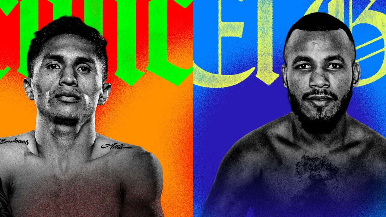 Mauricio Lara vs. Jose Sanmartin backdrop