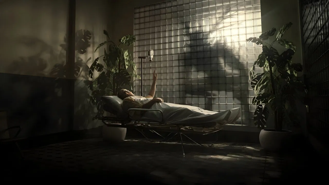 The 13th Clinical Hospital. Beginning backdrop