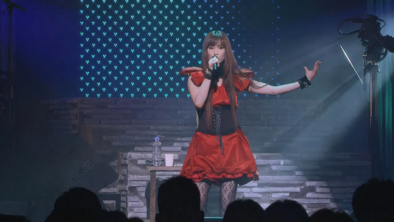 Kalafina LIVE 2010 "Red Moon" at JCB HALL ~ Kajiura Produce 3rd Anniversary LIVE TOUR backdrop