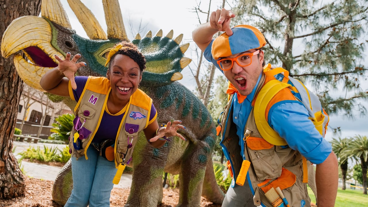 Blippi's Big Dino Adventure backdrop