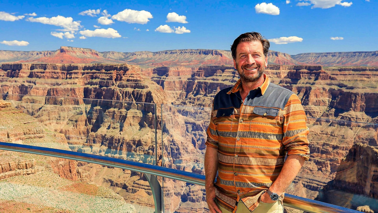 Into The Grand Canyon with Nick Knowles backdrop