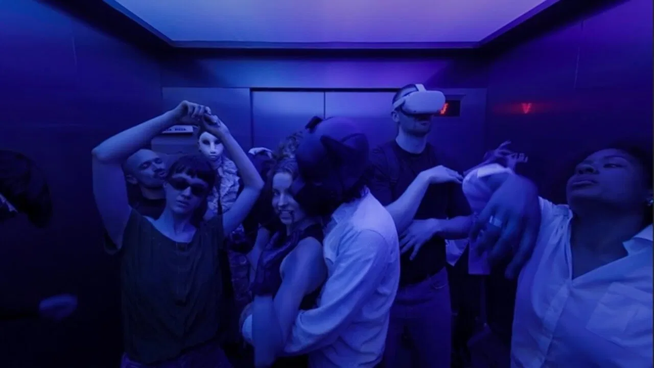 Silent Disco backdrop