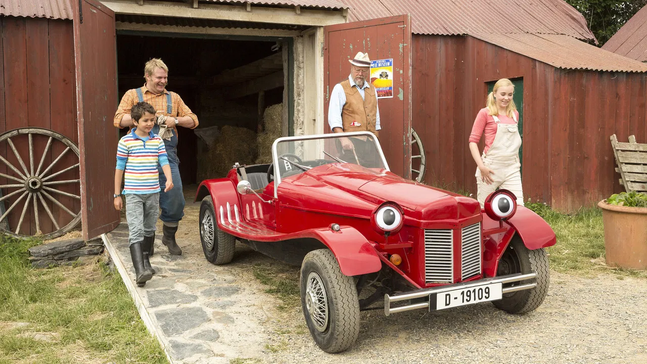 Little Grey Fergie Full Throttle! backdrop