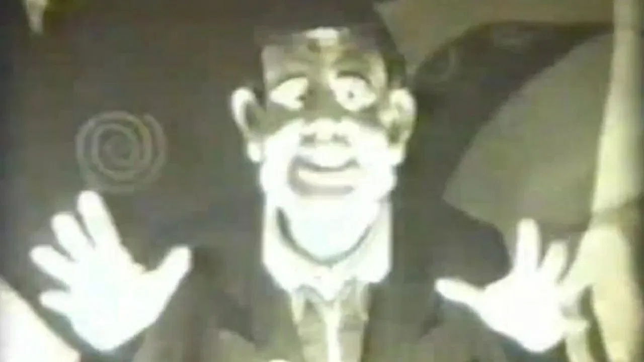 John and Marilyn backdrop