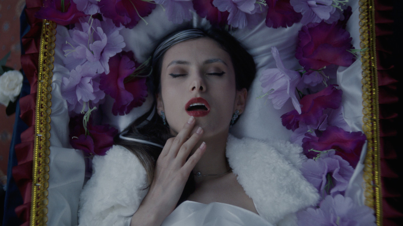 Coffin Therapy backdrop