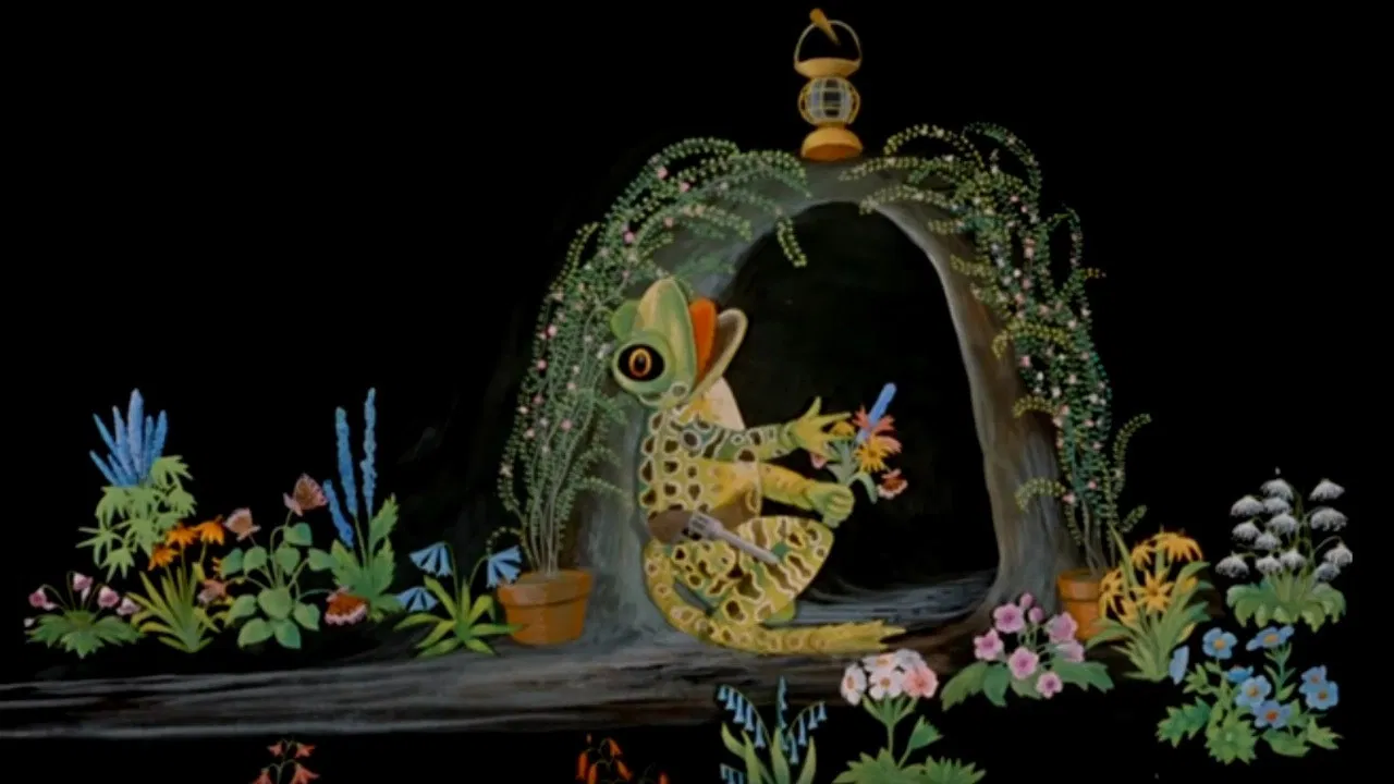 Mr. Frog Went A-Courting backdrop