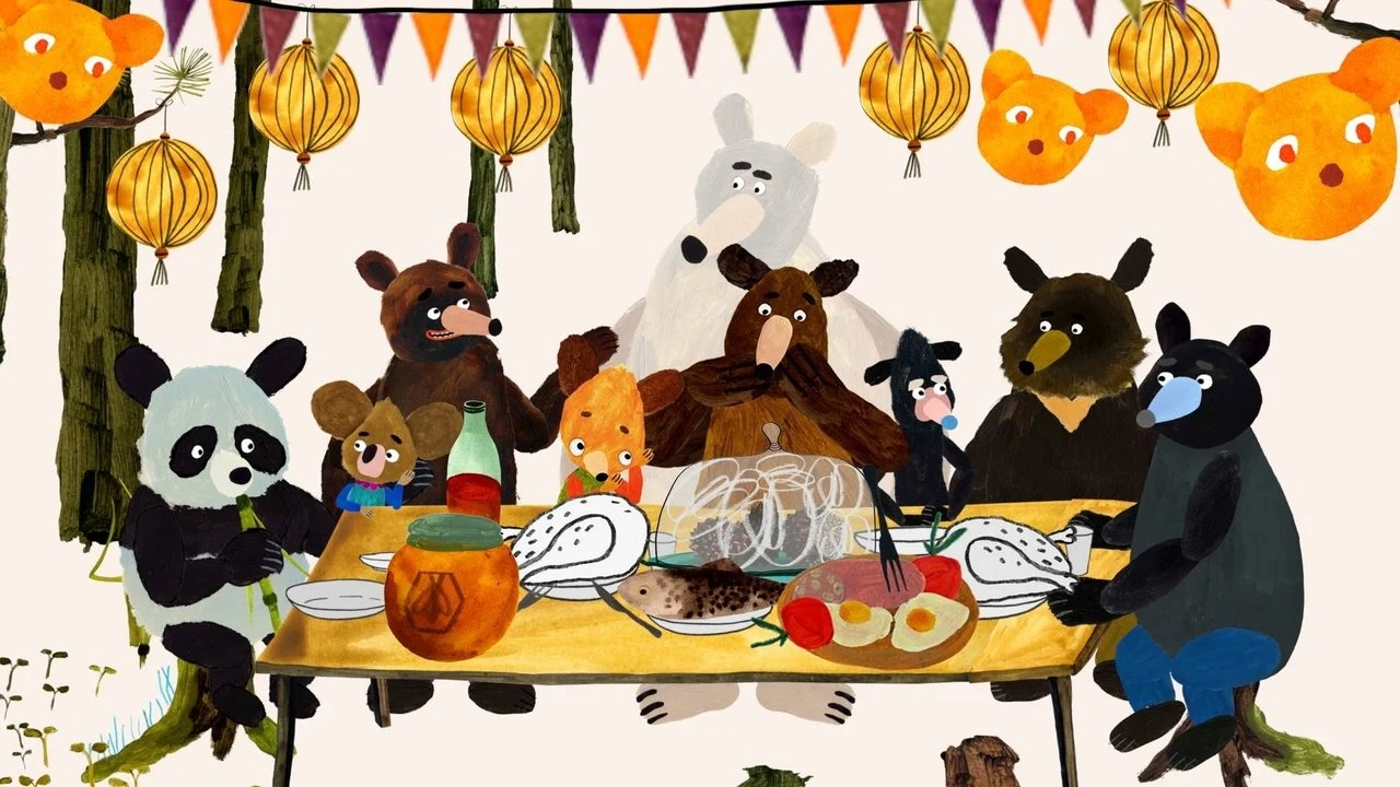 Hungry Bear Tales backdrop