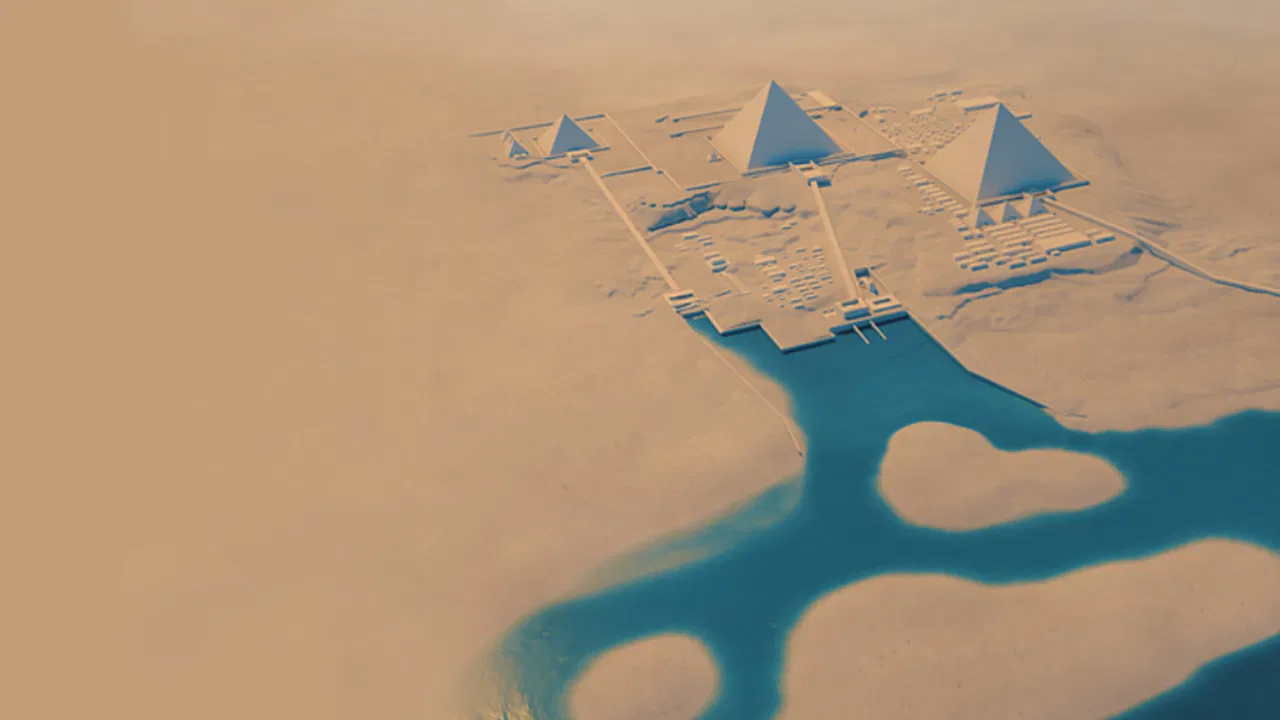 Egypte Antique : Top 7 pyramides backdrop