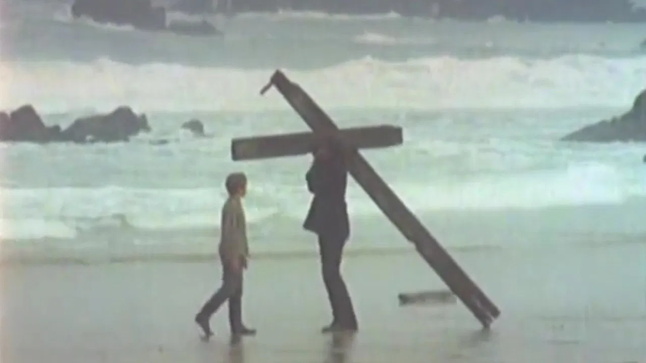 The Christ of the Ocean backdrop