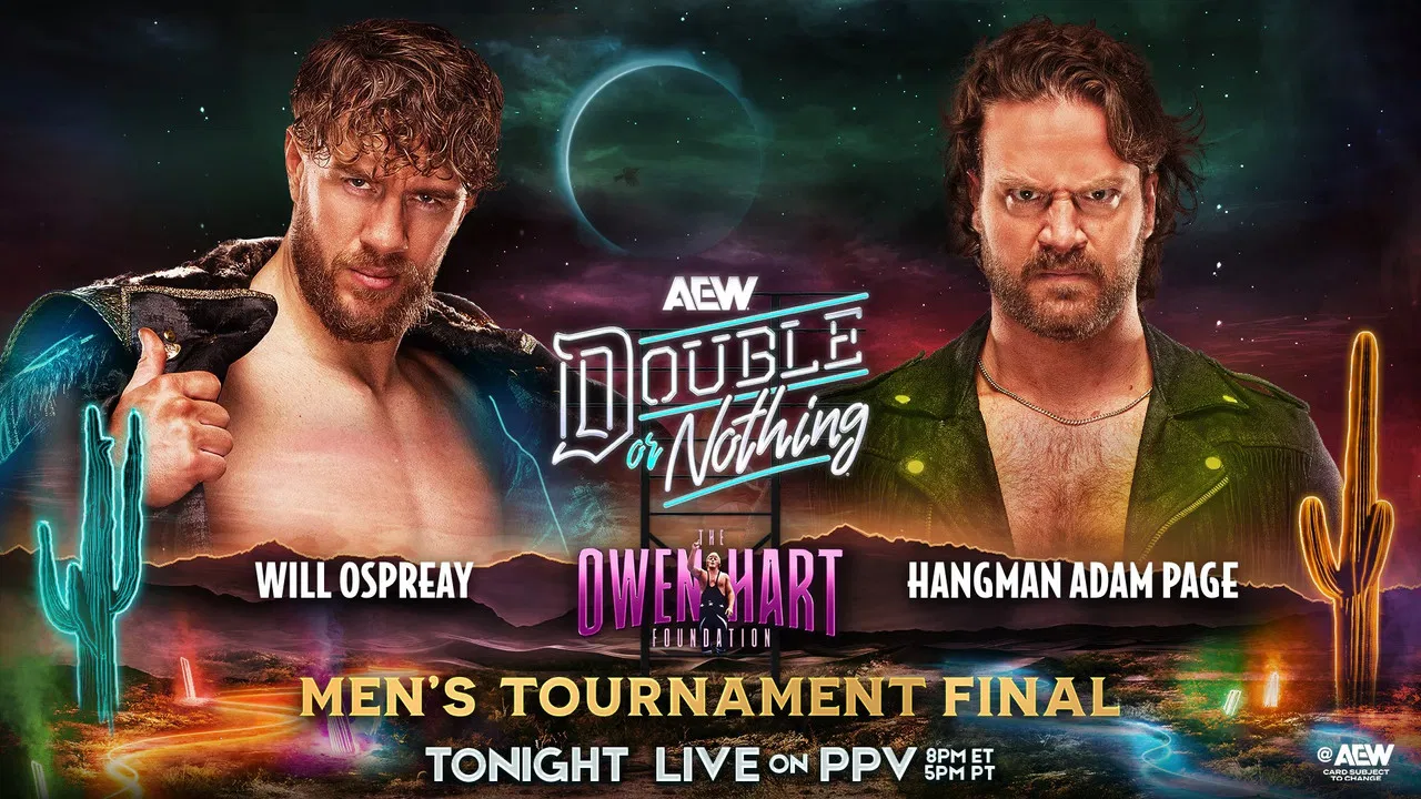AEW Double or Nothing 2025 backdrop