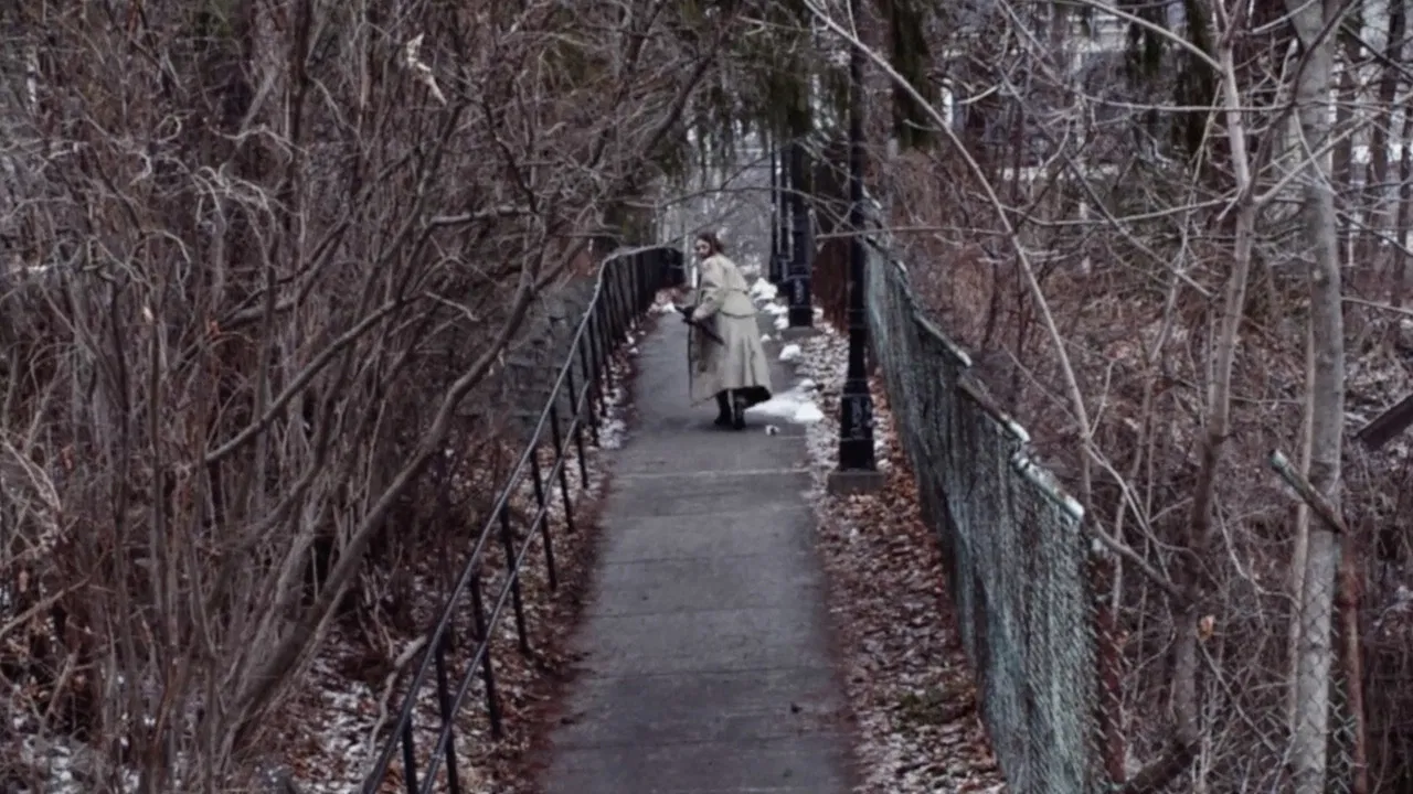 Jenny Secoma In: The Blind Spot backdrop