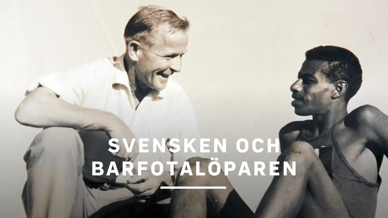 Svensken och barfotalöparen backdrop
