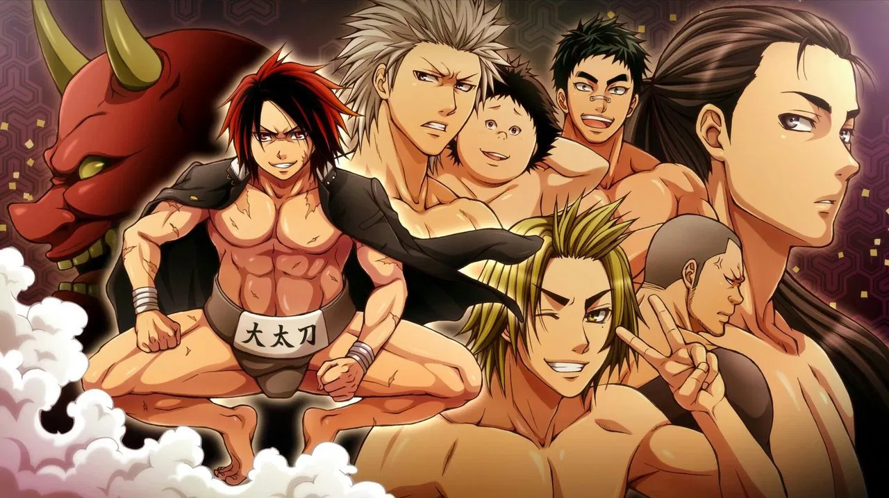 Hinomaru Sumo backdrop