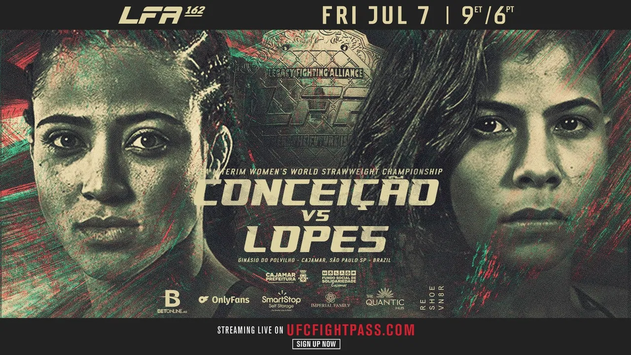 LFA 162: Conceicao vs. Lopes backdrop