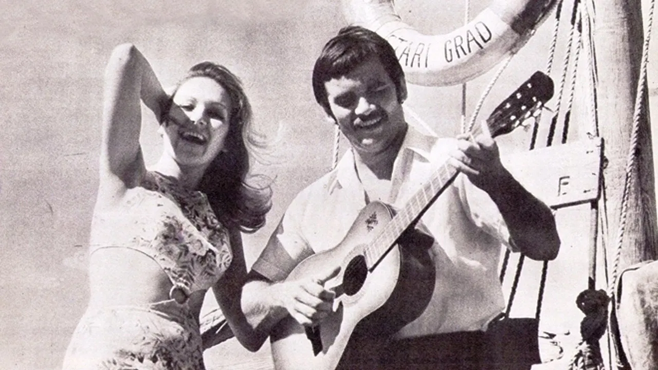 Our Little Town backdrop