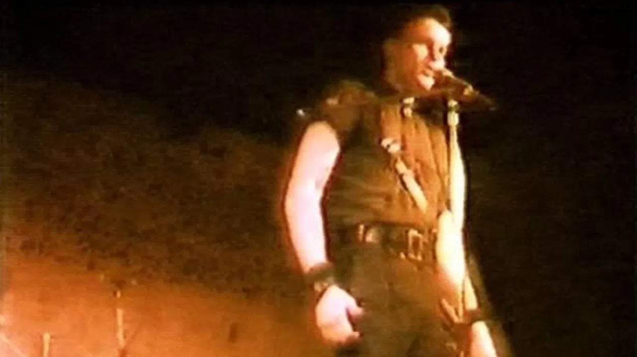 Death In June: The Fridge, London 1982 backdrop