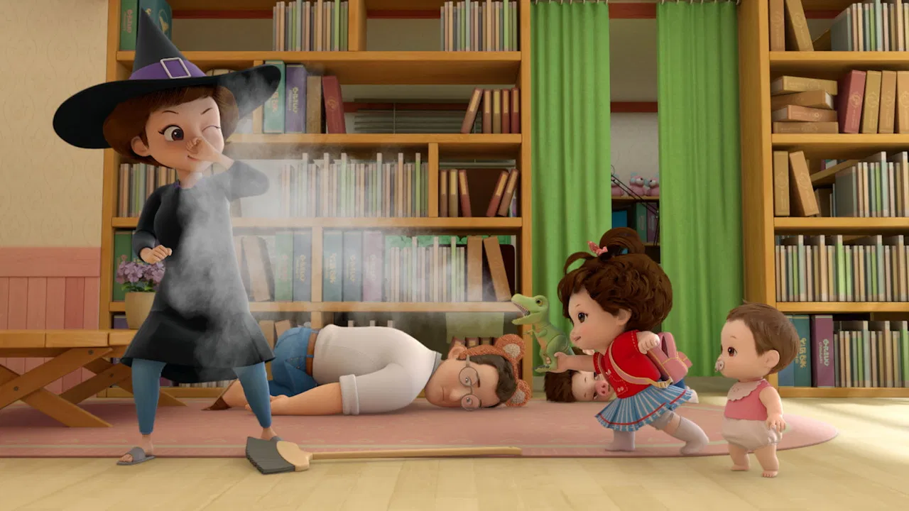 Toritori and the Secret of the Baby Dino backdrop