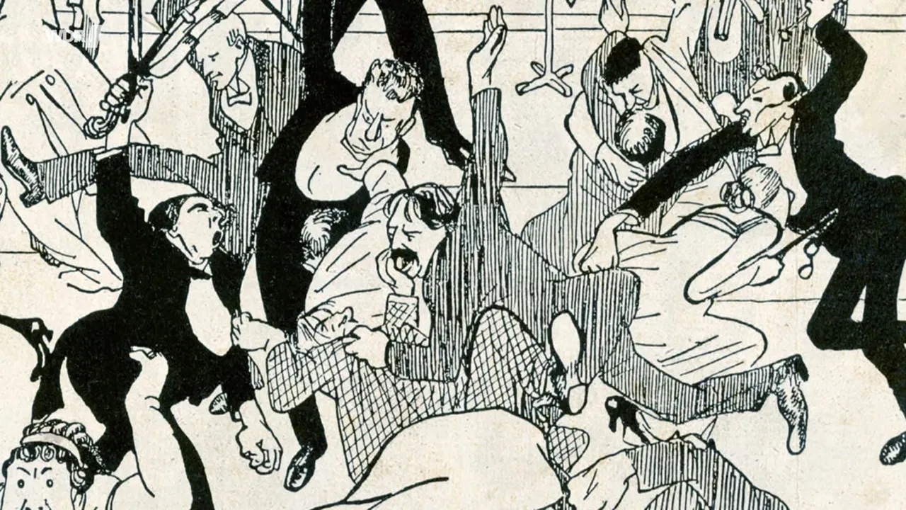 Music, War and Revolution backdrop