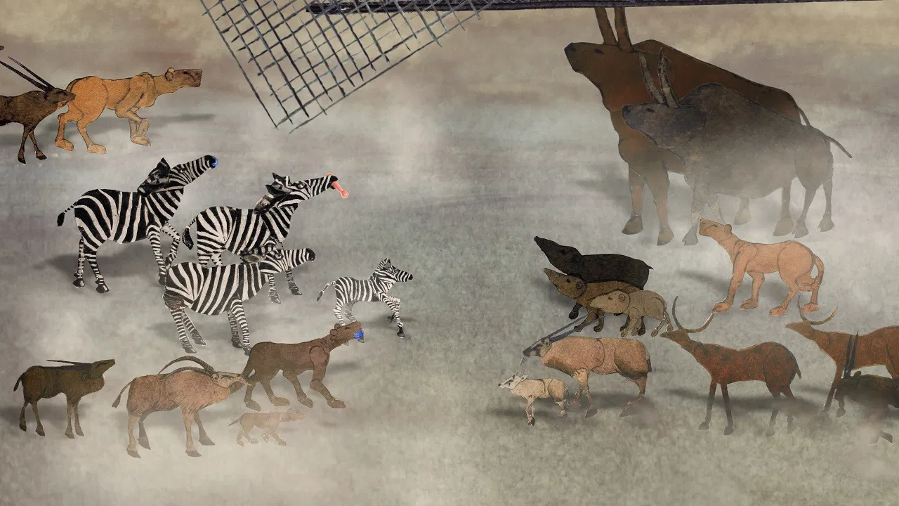 Beetle in an Anthill backdrop