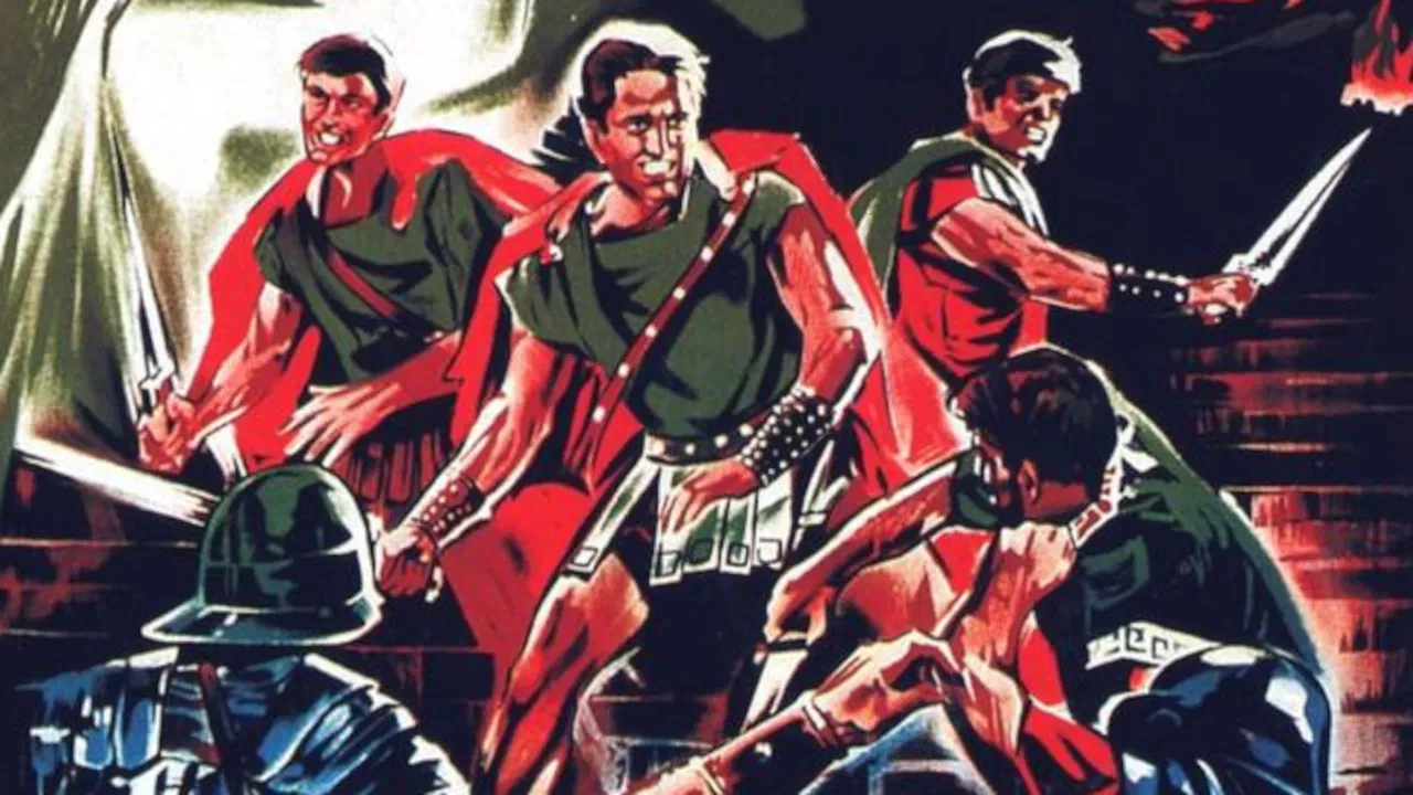 Three Swords for Rome backdrop