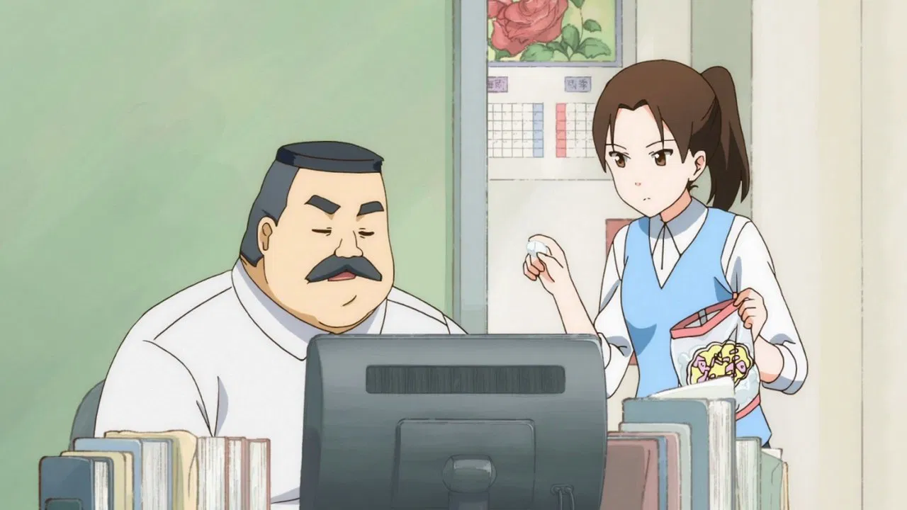 Ojisan and Marshmallow backdrop