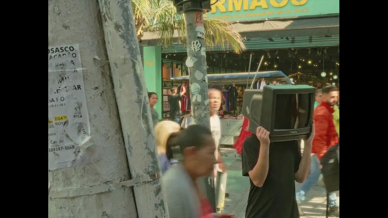 Cabeça de TV backdrop