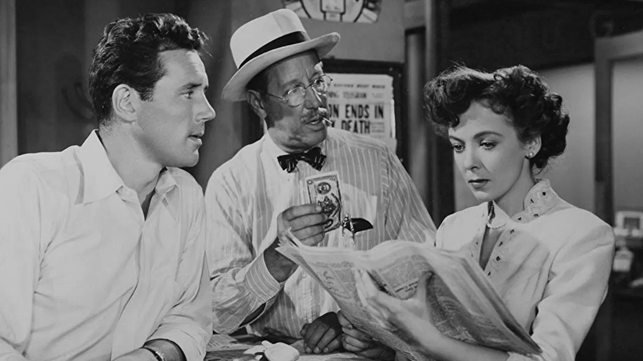 Woman in Hiding backdrop