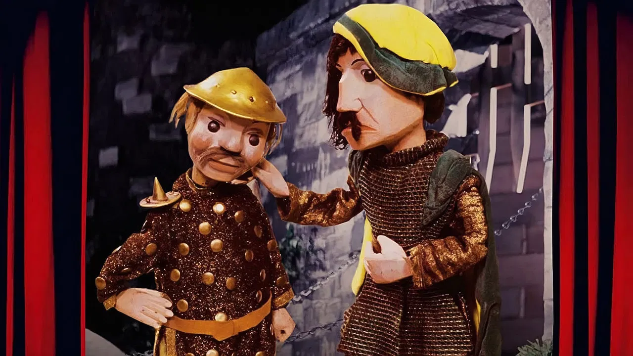 Augsburger Puppenkiste - Der kleine dicke Ritter - Oblong Fitz Oblong backdrop