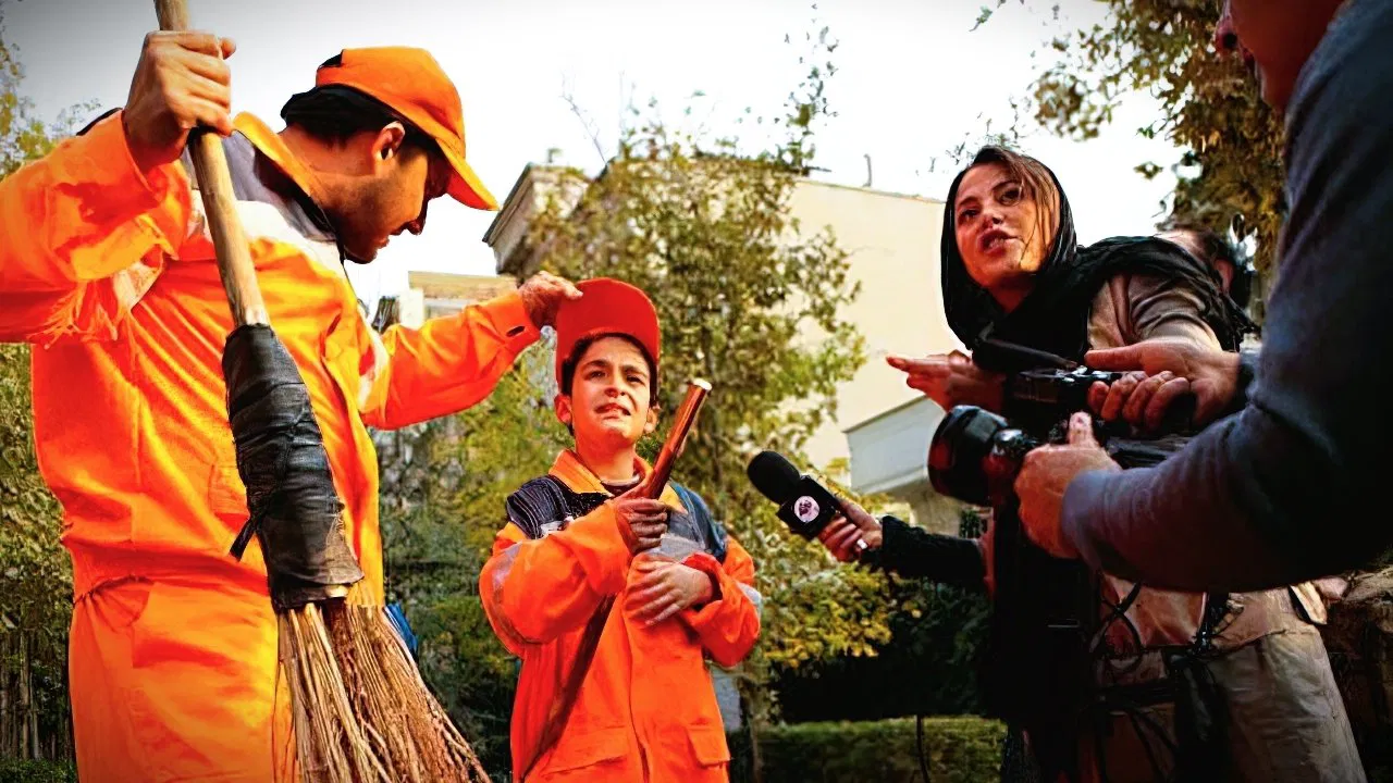 Orange Suit backdrop