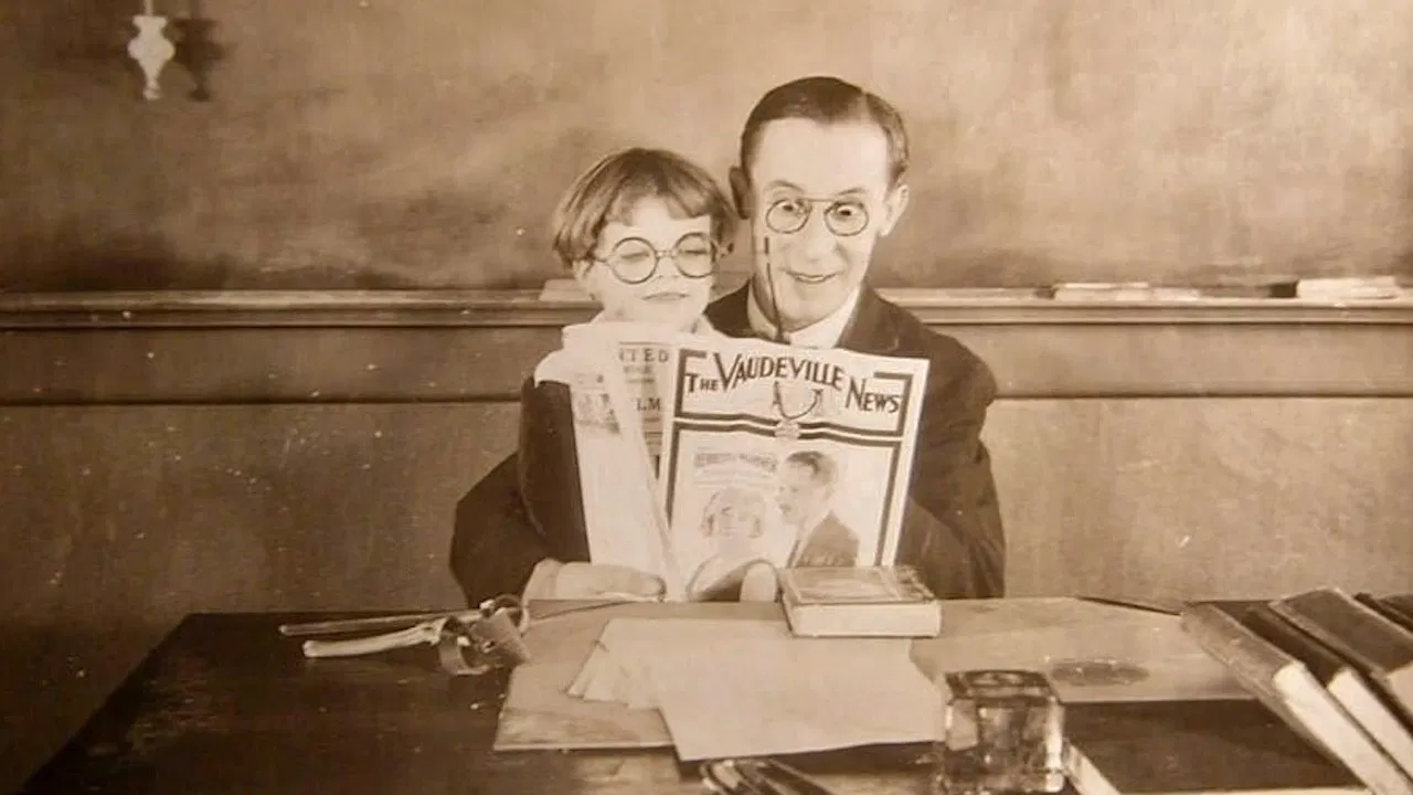 The New School Teacher backdrop