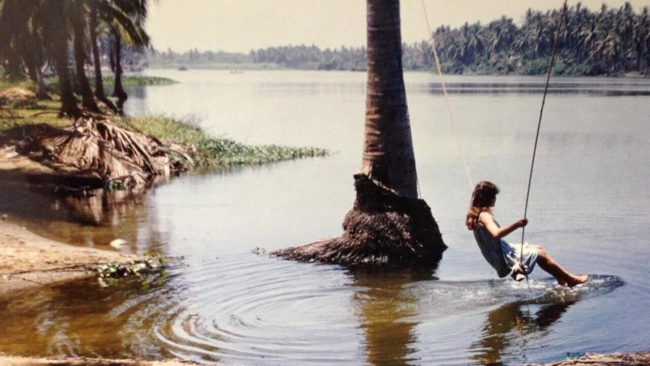 An Island Surrounded by Water backdrop