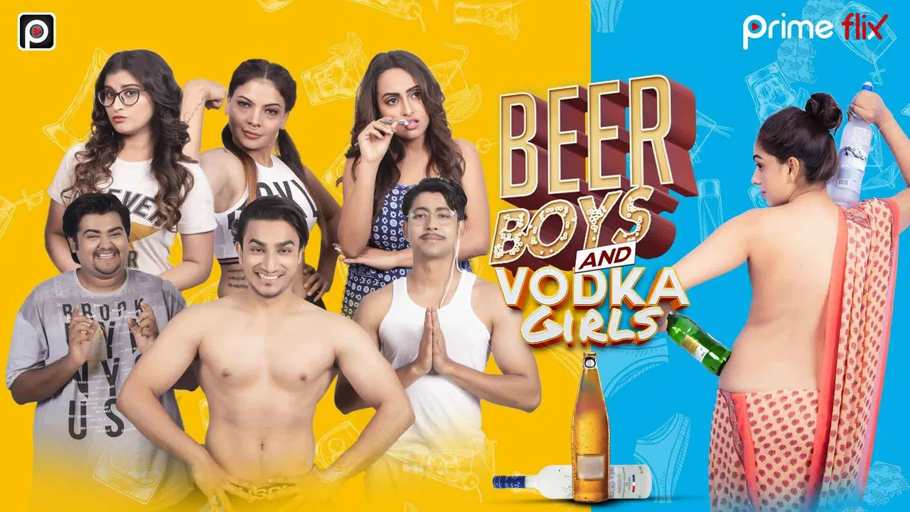 Beer Boys and Vodka Girls backdrop