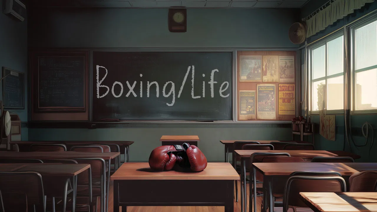 Boxing/Life backdrop