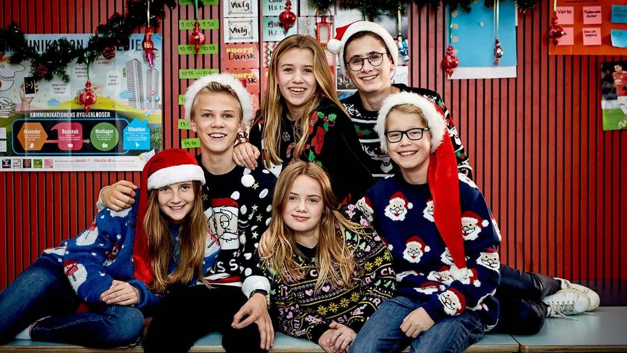 Klassens Perfekte Jul backdrop