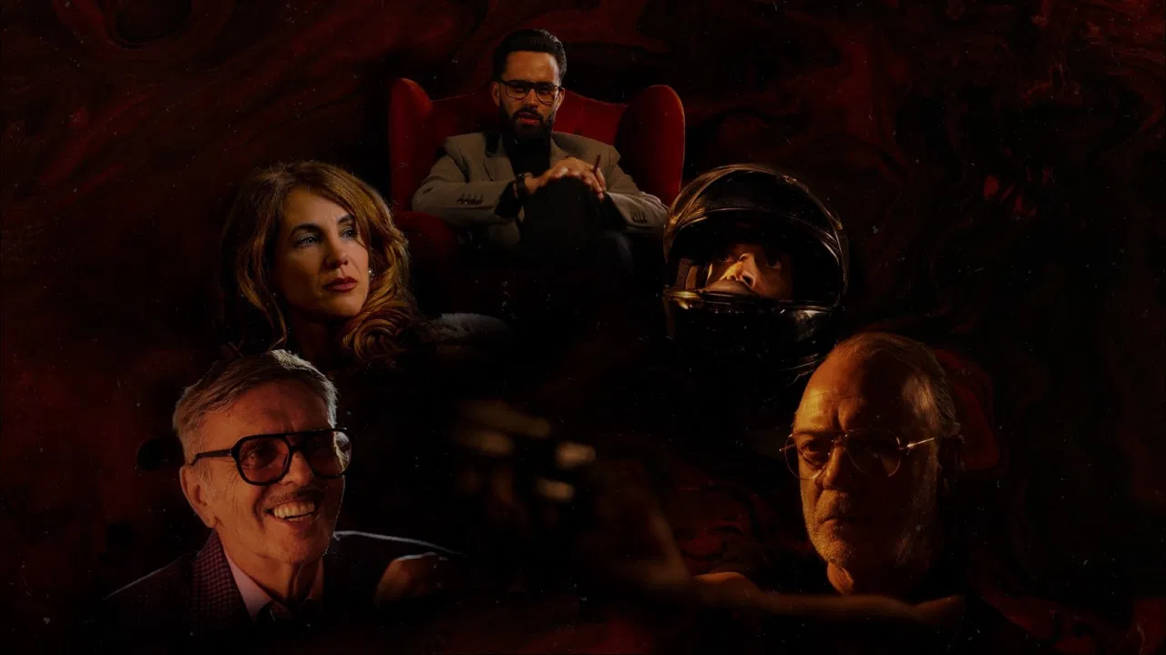 Blood & Marbles backdrop