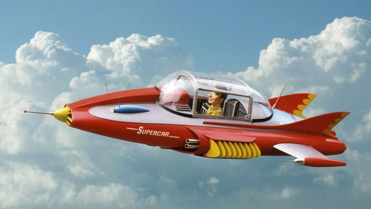 Filmed in Supermarionation backdrop