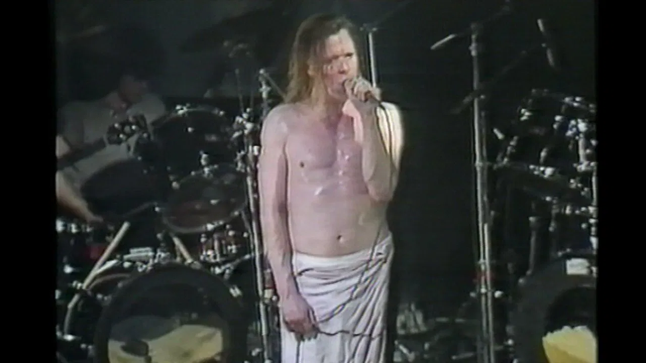 Swans: A Long Slow Screw. backdrop