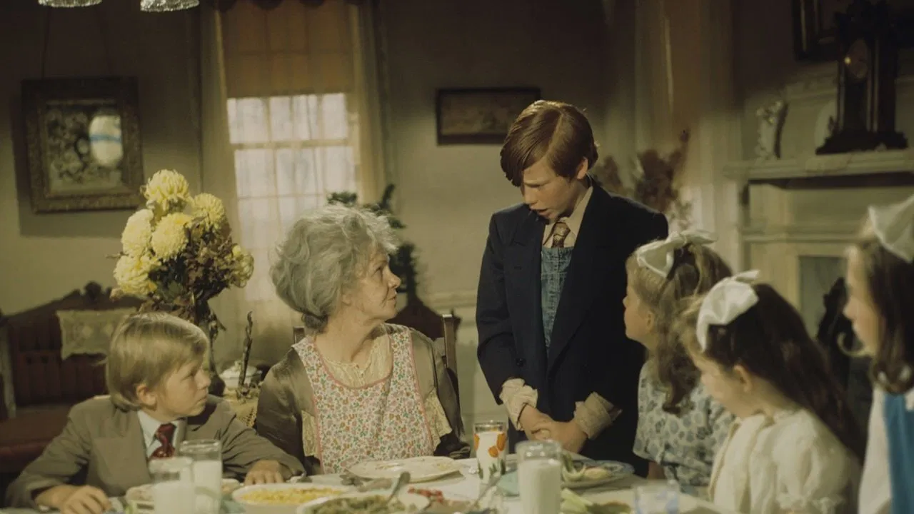 The Thanksgiving Visitor backdrop