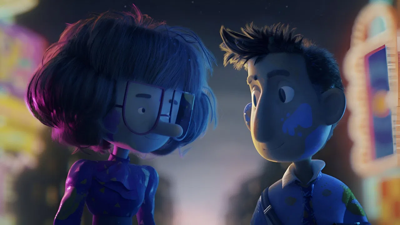 A Love Story backdrop