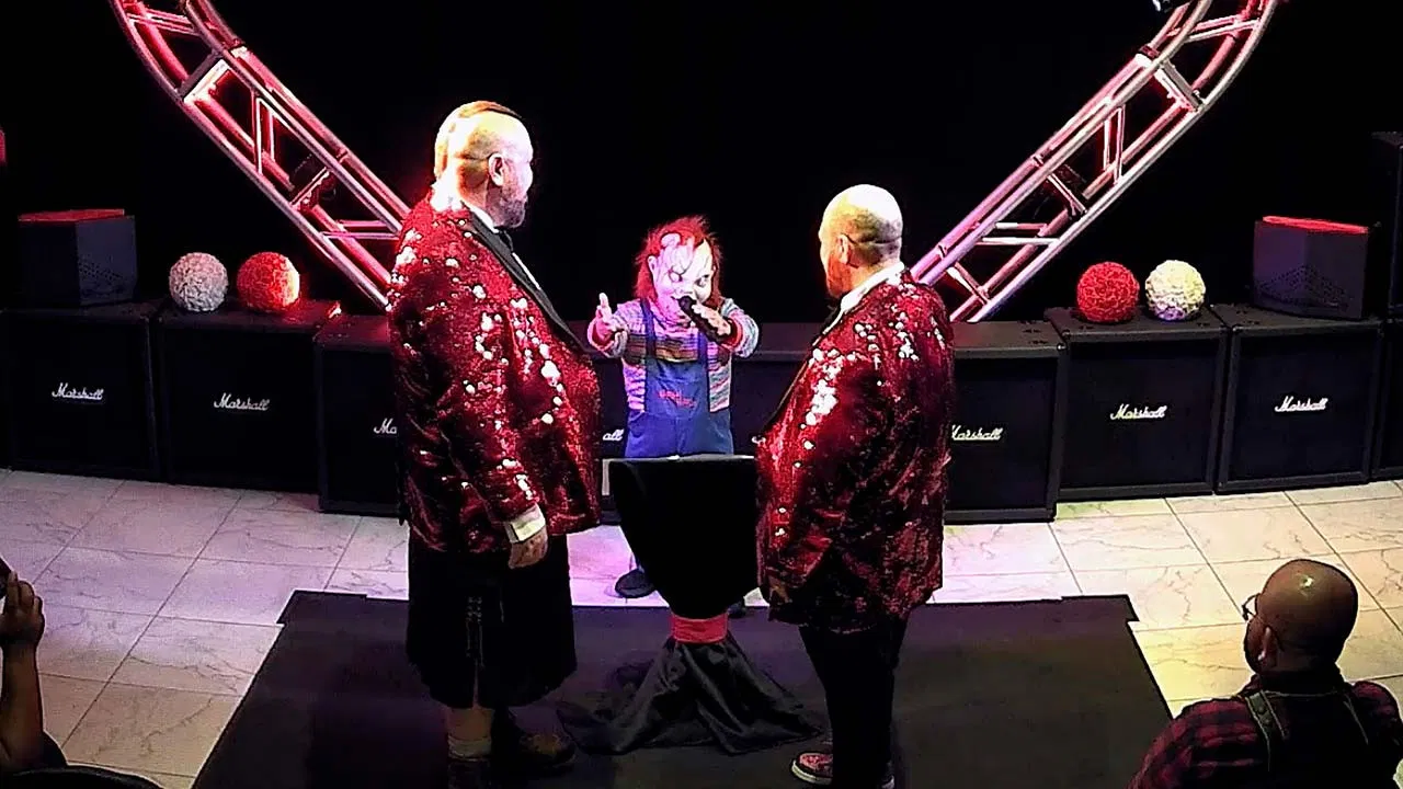 Minister Chucky backdrop