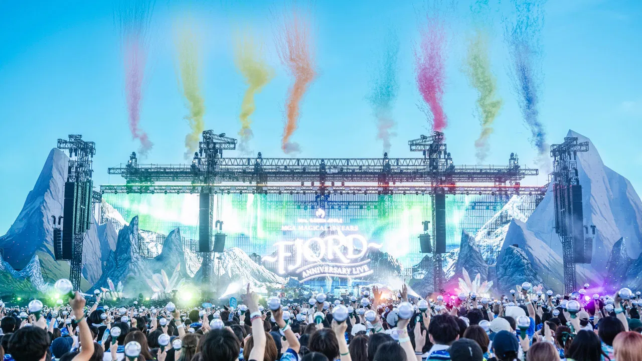 MGA MAGICAL 10 YEARS ANNIVERSARY LIVE ～FJORD～ ON SCREEN backdrop