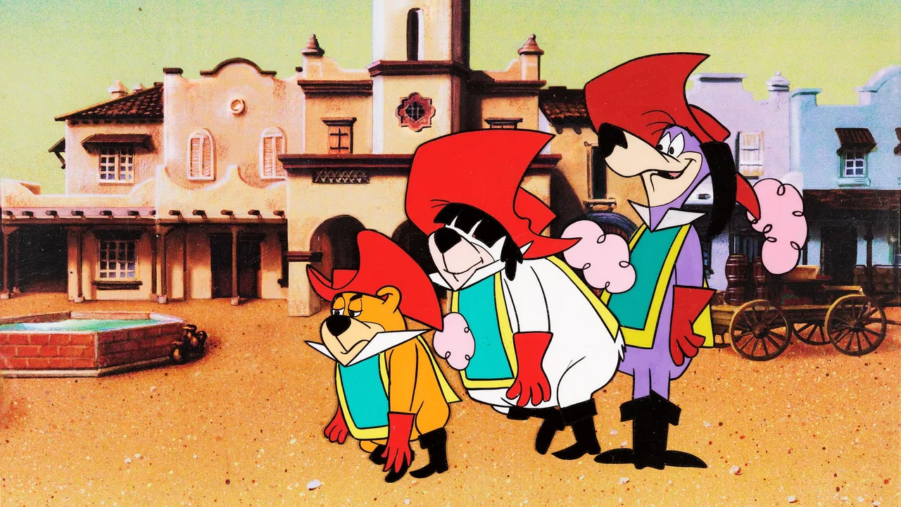 Yippee, Yappee and Yahooey backdrop