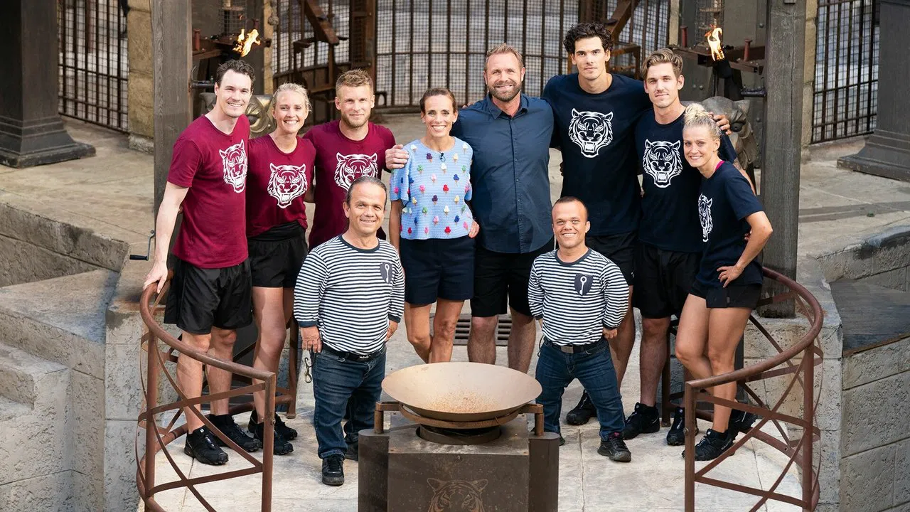 Fangerne på fortet backdrop