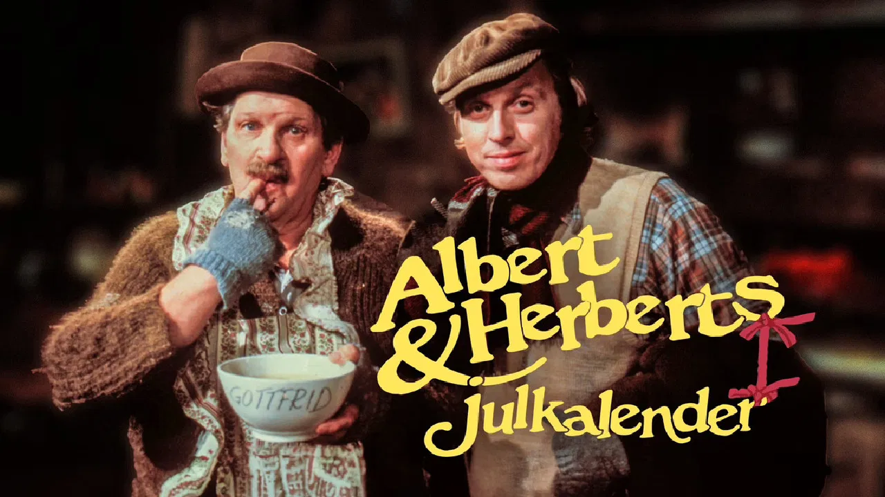 Albert & Herberts julkalender backdrop
