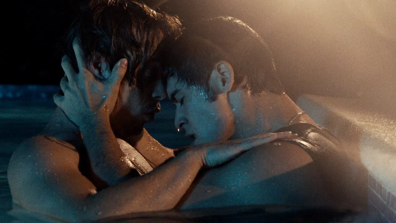 The Male Gaze: Shadows on Skin backdrop