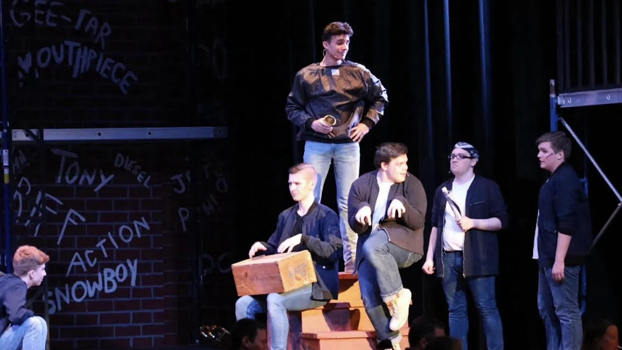 West Side Story backdrop